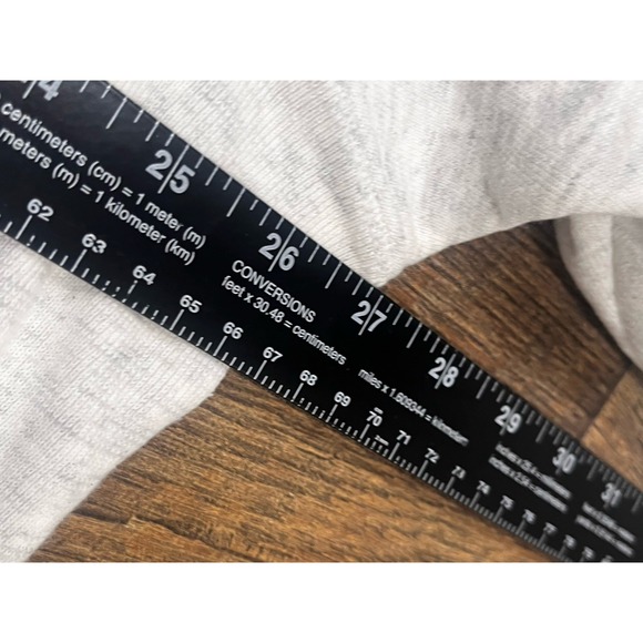 Vintage 80s 90s Chicago Bulls Reversible Crewneck Sweatshirt Grey‎ XL Gribble - Picture 8 of 9